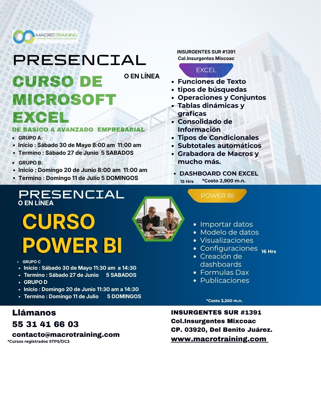 media nueva ultimo curso de excel